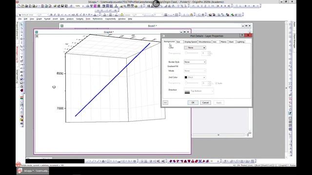 3D Line and Trajectory Plot in OriginPro смотреть онлайн