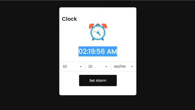How to create Alarm Clock using HTML,CSS & JavaScript | Ionicsolutions смотреть онлайн