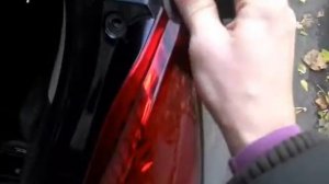 Замена ламп в задней фаре Сузуки Лиана