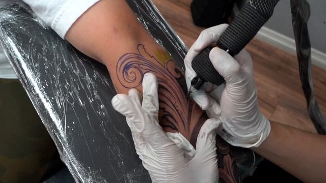 Tattoo Time Lapse - Filigree смотреть онлайн