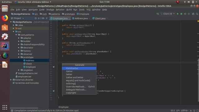 Prototype Design Pattern In Java