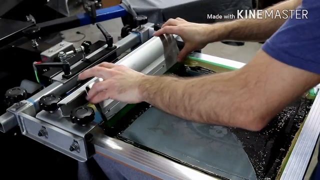 Screen Printing Two colors смотреть онлайн