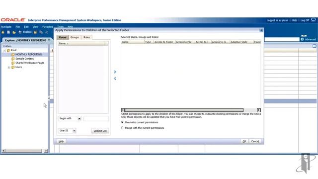 Financial Reports Security Provisioning for Workspace смотреть онлайн