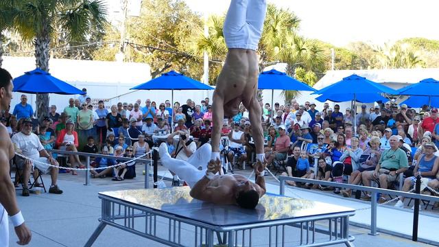Pellegrini Brothers acrobats at Sun-N-Fun in 4k UHD extended смотреть онлайн