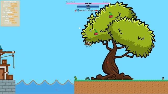 Первая СХОДКА! ЧТО СЛУЧИЛОСЬ СО ЖНЕЦОМ. Прикольная ио игра FlyOrDie.io (Лети или погибай) смотреть онлайн