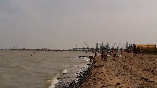 Пляж Каменка # Ейск # Азовское море смотреть онлайн