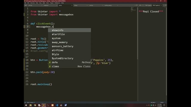 Python GUI Lesson 10 - Buttons with Message Box | Techසර LK смотреть онлайн