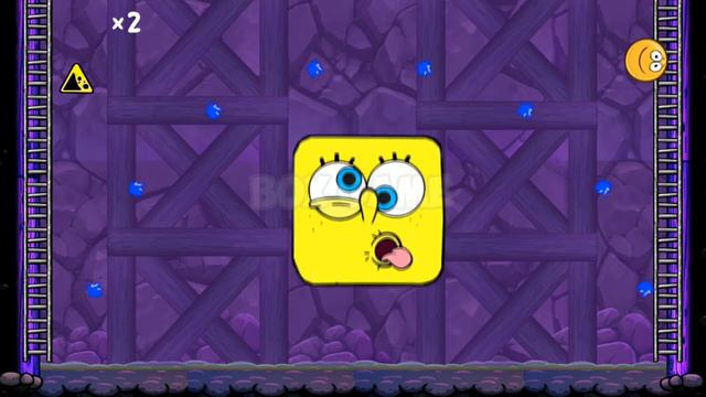 новый мультик Много Красных шариков и цветных против Боссов Спанч Боба и друга шариков квадратный А смотреть онлайн