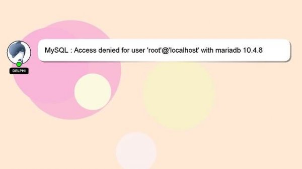 MySQL : Access denied for user 'root'@'localhost' with mariadb 10.4.8 docker container using docker