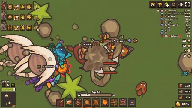 Taming.io - triple spikes & killssssssss смотреть онлайн