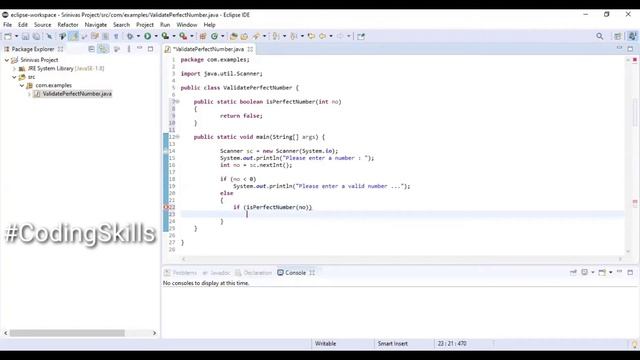 How to Check Perfect Number in Java | Coding Skills смотреть онлайн