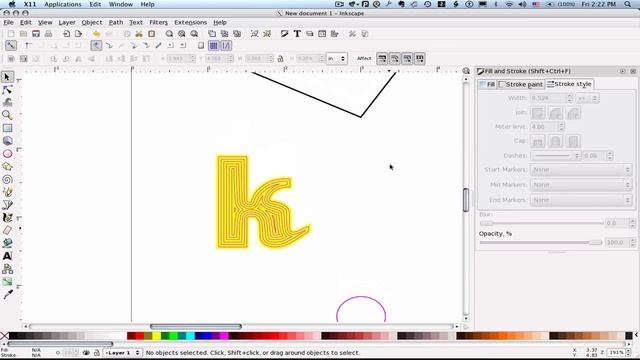 Inkscape Paint Bucket Basics смотреть онлайн