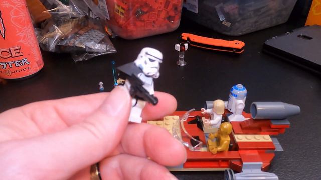 Lego Star Wars Luke's Landspeeder build - 8092 смотреть онлайн