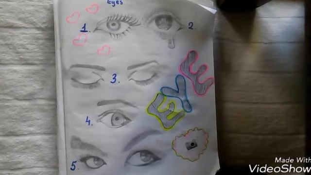 Красивые глаза ! Как их рисовать???????? смотреть онлайн