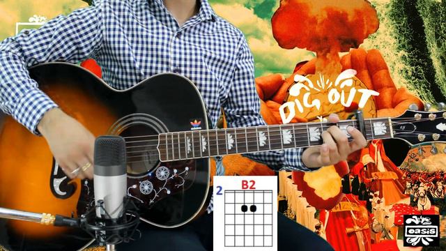 Oasis - Falling Down - TABS Guitar COVER (Noel PART) смотреть онлайн