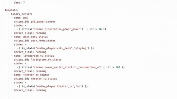 Master Home Assistant Templates: State Based Entities