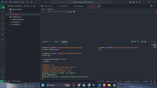Start Project with TypeScript смотреть онлайн