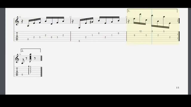 Abel Fleury - De Sobrepaso (Milonga) - Tab смотреть онлайн