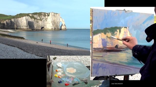 José SALVAGGIO plein air painting 37 Oh, sea смотреть онлайн