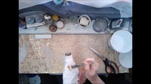 Декор бутылки ,, Медуза Горгона»