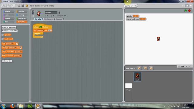 Scratch - Mario Tutorial Part 1 смотреть онлайн