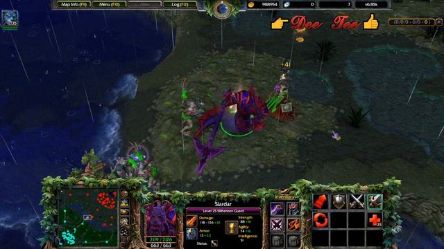 Warcraft 3 Reforged:  DOTA - All Strength Heros Of The Scourge!!!