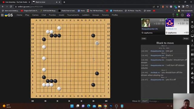 Joseki Explanations. Teaching Game And Review .Weiqi, Go, Baduk.