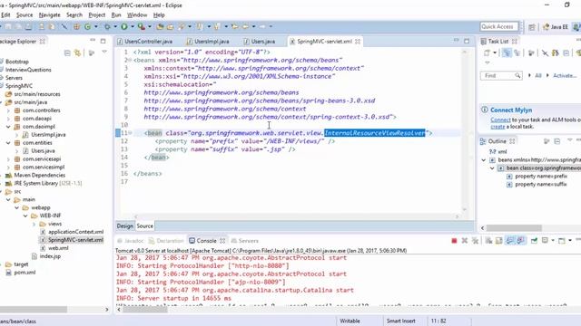 Spring MVC Hibernate JQuery Maven | Tutorial 5 Application Servlet XML (Urdu & Hindi) смотреть онлайн