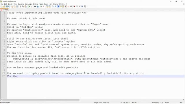 Configure IFrame code on WORDPRESS CMS смотреть онлайн