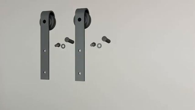 Assembly Guide for Sliding Barn Door Hardware Kit(6.6ft for Example) смотреть онлайн