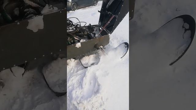 Самодельный снегоход двигатель имз мотоцикл урал смотреть онлайн