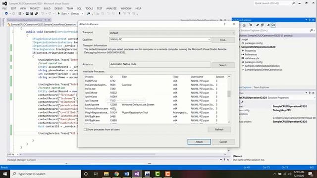 Debug Through Visual Studio смотреть онлайн
