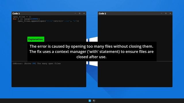 How to fix OSError: [Errno 24] Too many open files in Python смотреть онлайн