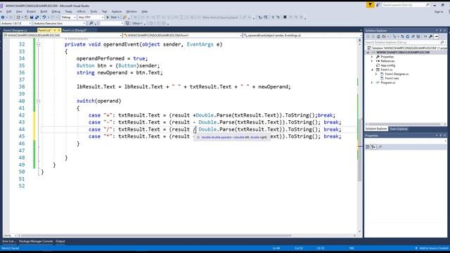 How to Make a Calculator in C# Windows Form Application смотреть онлайн