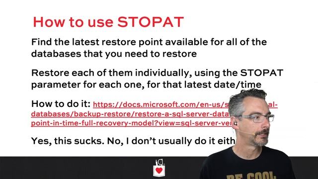 DBA Fundamentals: Backups 2: Restores смотреть онлайн