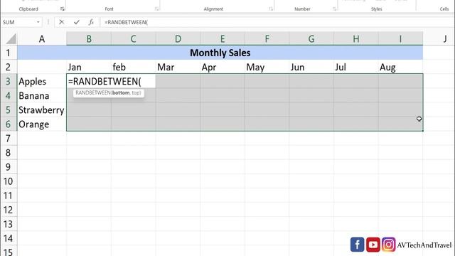 RandBetween Function | Excel Function to create Worksheet in seconds | Excel Malayalam Tutorial смотреть онлайн