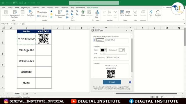 Create QR Code In Excel with Easy Steps |#excel #qrcode смотреть онлайн