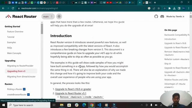 Switch module not found in react router DOM смотреть онлайн