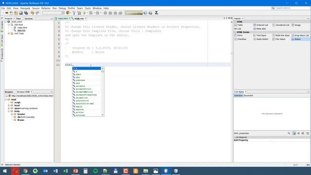 Online Kurz JavaScript IV. JSON a AJAX - Ukážka - Netbeans, Binárne Dáta, BSON, HTML5, JSON, Polia смотреть онлайн