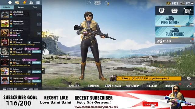 On Valentines Day ?# RUSH GAMEPLAY WITH Python lucky #ROAD TO 200 SUBS смотреть онлайн