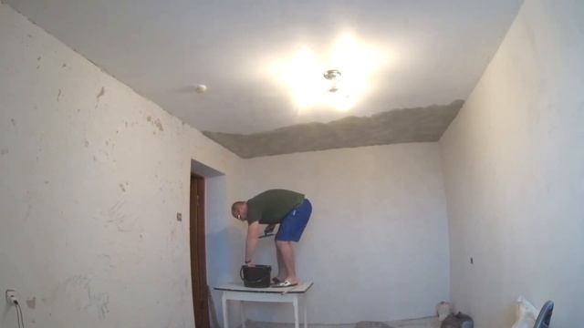 Ремонт в квартире. ЖИДКИЕ ОБОИ на потолок и стены своими руками смотреть онлайн