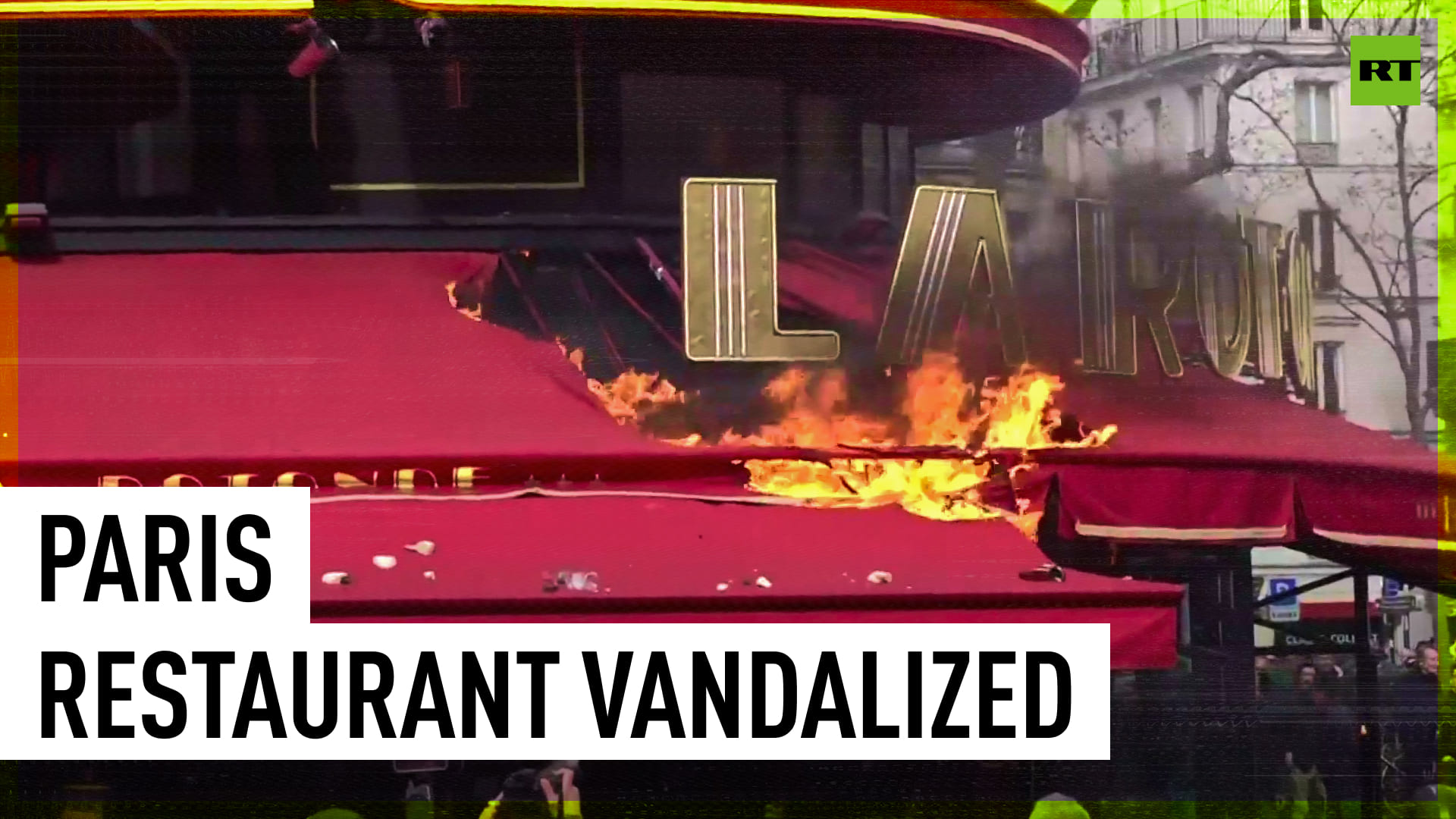 Restaurant Favored By Macron Set Alight In Paris