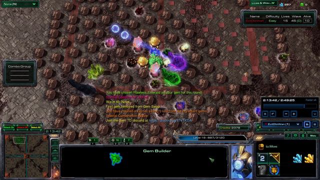 StarCraft II | Gem TD RMK #11 | Damage - Easy - 68 Million [Replay - x4 Speed] смотреть онлайн