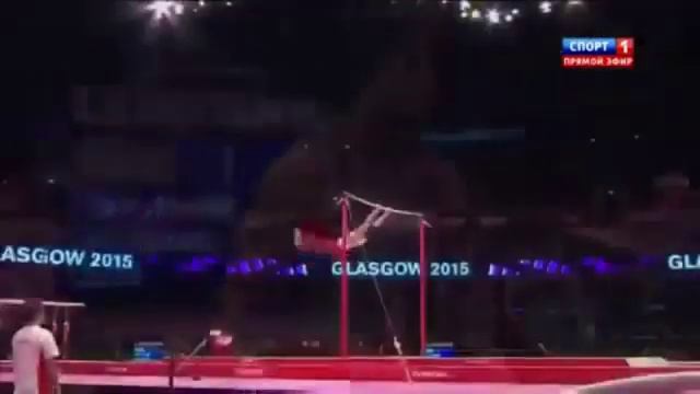 Кохей Учимура Финал перекладина Чемпионат мира 2015 Glasgow смотреть онлайн