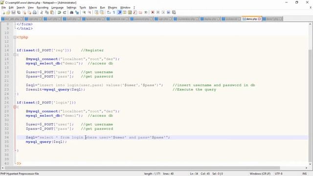 PHP Basic Tutorial || Simple Login System || PHP in Tamil смотреть онлайн