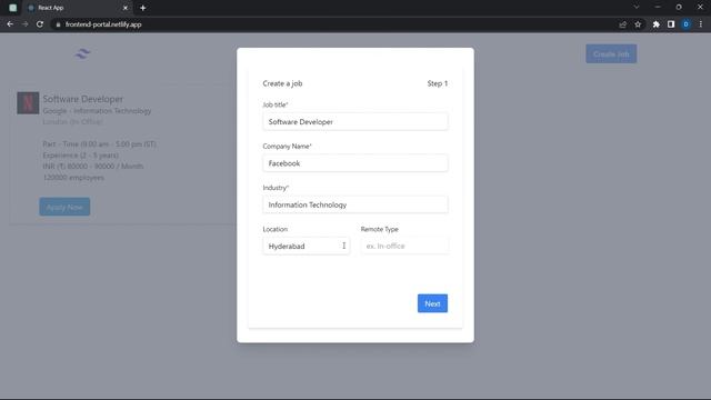 Frontend Portal React App Demo смотреть онлайн