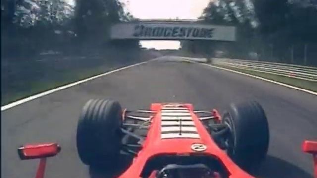 Michael Schumacher onboard Ferrari (GP Monza 2006) смотреть онлайн