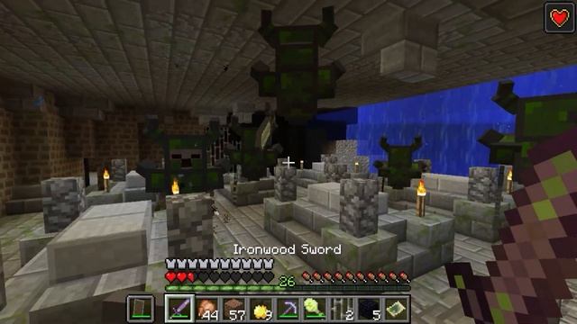 Minecraft: |Twilight Forest| Knight Phantom Boss Battle! смотреть онлайн