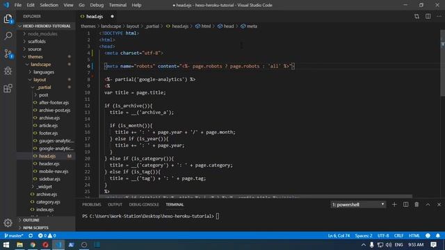 Pt. 3 | Adding A Robots Meta Tag In Hexo CMS | SEO | Nodejs Blog смотреть онлайн