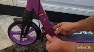 Ремонт складного механизма на детском самокате Factor.